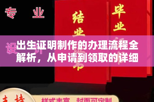 同仁出生证明制作的办理流程全解析，从申请到领取的详细指南
